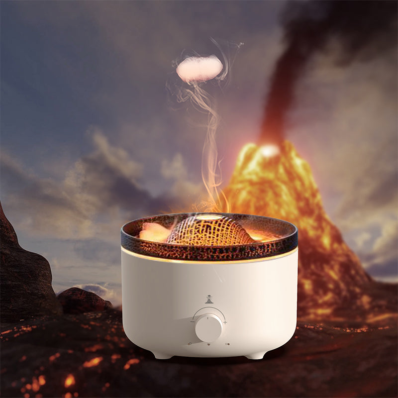 Portable Flame Oil Essential Aroma Mini Volcanic Diffuser - Tech Junction