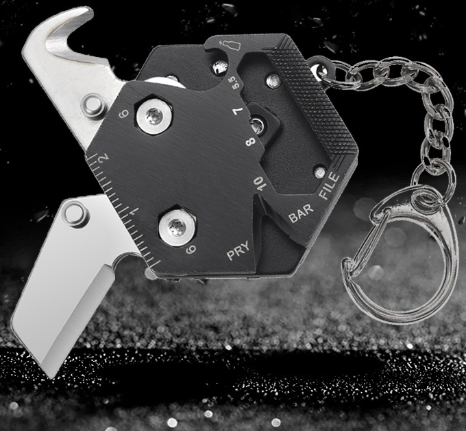 Multifunctional Hexagon Coin Pocket Outdoor Tool - Tech Junction
