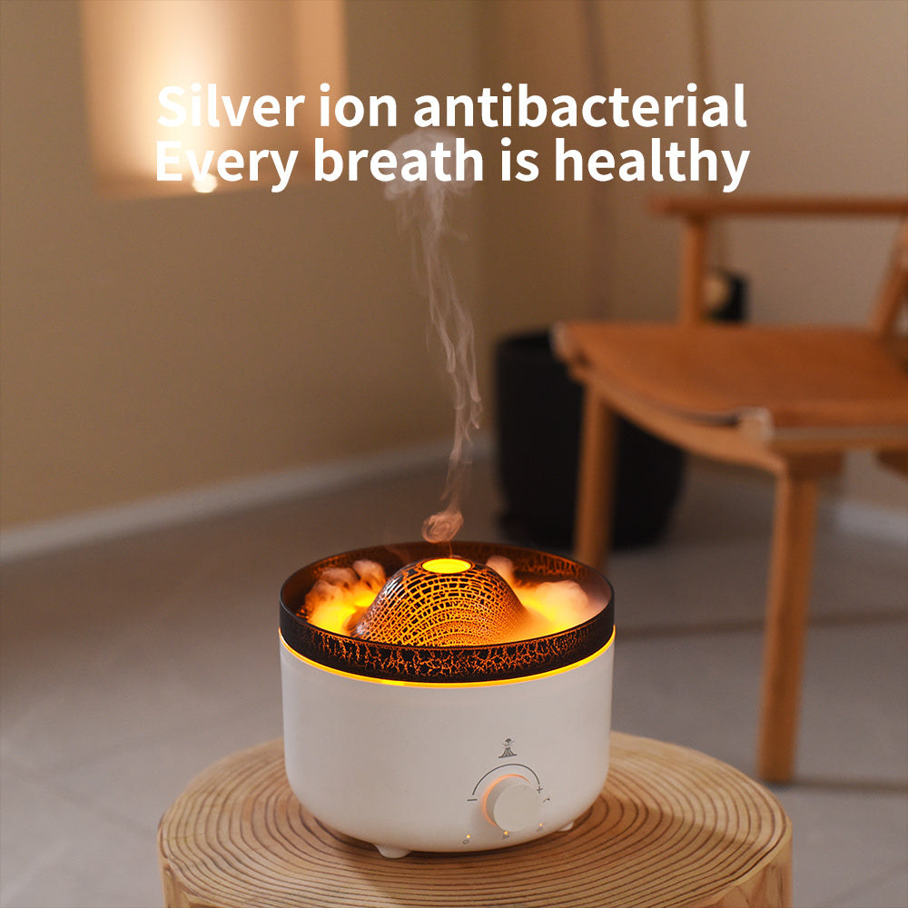 Portable Flame Oil Essential Aroma Mini Volcanic Diffuser - Tech Junction