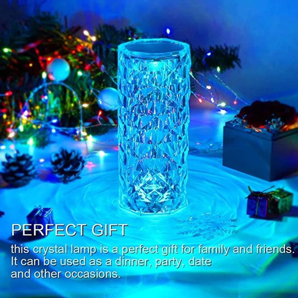 16 Colors LED Crystal Lamp - Tech Junction