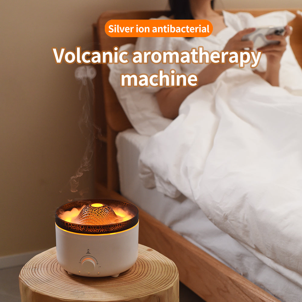 Portable Flame Oil Essential Aroma Mini Volcanic Diffuser - Tech Junction